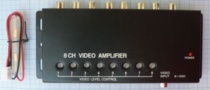 Amplificator cu distribuitor video, 1*IN 7*OUT