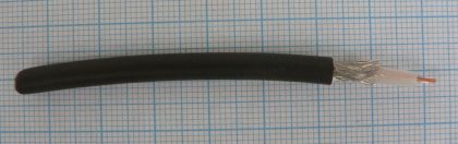 Cablu tip RG 58, coaxial, 50ohm, 18*0, 18Cu, Plasa Al 112*0.1mm, 5mm PVC mil C17