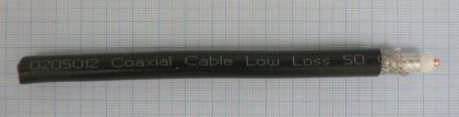 Cablu tip LMR400, 50 ohmi, 2, 74CCA, 95% CuSn + Folie Al, 10, 16mm PVC negru