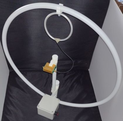 Antenă Buclă Magnetică cu LNA - Recepție Amplificată pentru Semnale Slabe