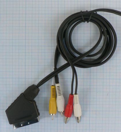 Cablu SCART tata - 4*RCA tata/ 1.5m