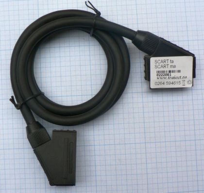 Cablu SCART tata- SCART mama /3m