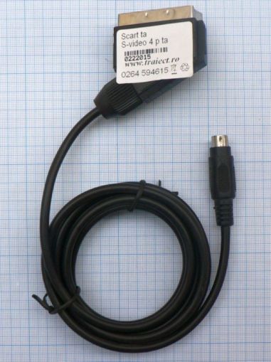 Cablu SCART tata - S-VHS tata / 2 m