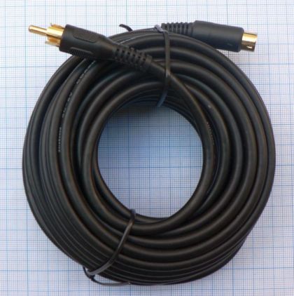 Cablu SVHS tata - RCA tata/ 10 m