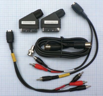 Kit cabluri AV SCART RCA, BNC/1,5m