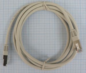 Cablu de retea ,STP cat 5 flexibil,  2 m