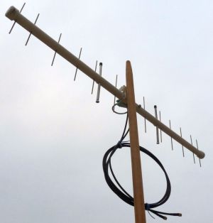Antena directionala pentru amplificarea semnalului LoRa 868 MHz 11.7+11.7 dBi 