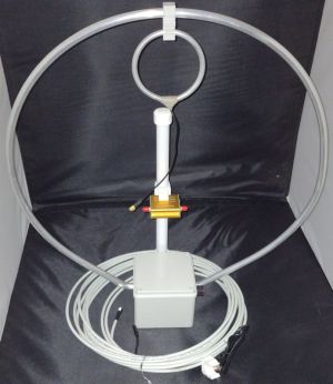 Antenă Buclă Magnetică cu LNA - Recepție Amplificată pentru Semnale Slabe