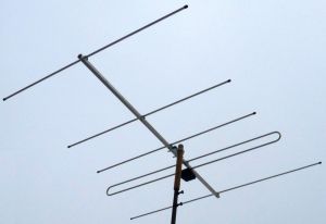 Antena pentru comunicatii Yagi 5 elemente,banda 2m (140-150MHz) , polarizare orizontala
