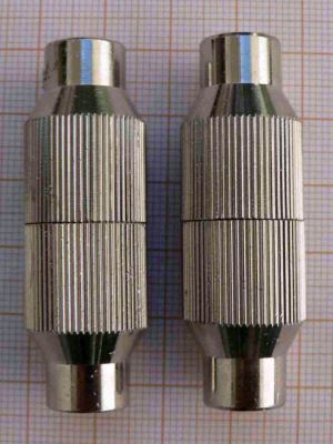 Prelungitor/adaptor/reductie cablu coaxial metal 7.4mm