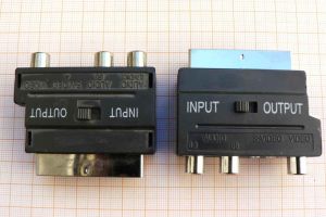 Adaptor/reductie Scart tata-3xRCA mama - S-VHS mama IN-OUT
