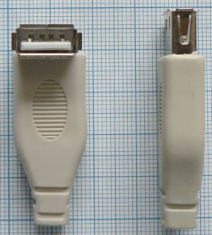 Mufa USB A mama, 4mm