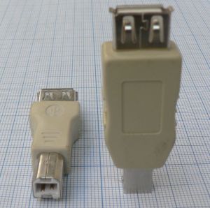 Adaptor/reductie USB tata B-USB mama A