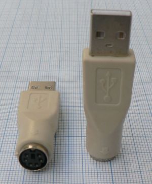 Adaptor/reductie USB tata A-PS2 mama
