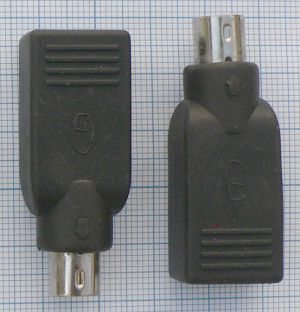 Adaptor/reductie PS2 tata-USB mama