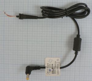 Cablu alimentare mufa  DC ,90 grade 1.7x5.5x10mm, 1.2m