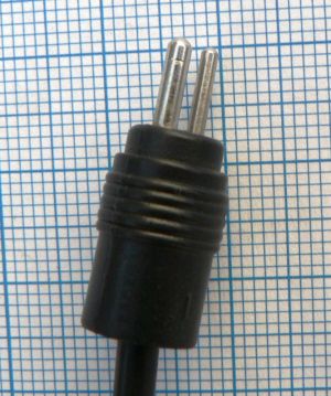 Cablu alimentare  mufa DC tata 7.4mm cu pin 0.6 mm, 5cm