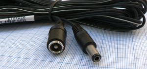 Cablu pentru surse DC mama 2.5mm DC tata 2.5x5.5x10 , 5m