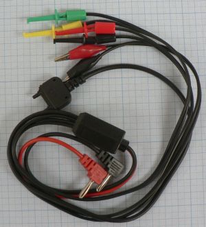 Set cabluri de masura:IN 2xbanana - OUT 2xGriff+2*crocodil+1*conector special
