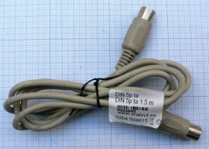 Cablu DIN 5 pini tata -DIN 5 pini tata / 1.5 m
