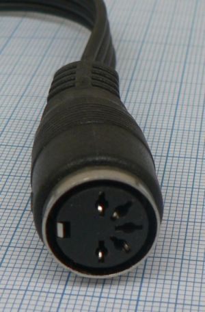 Cablu DIN5p tata- 4*RCA tata /0.20m