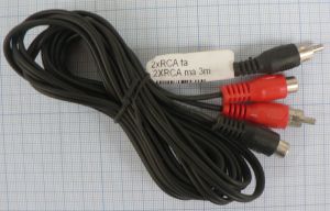 Cablu JACK 3.5 stereo tata- JACK 3.5 stereo mama / 3 m