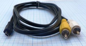 Cablu AV 2 RCA tata - NIKON 8 pini, 1.4m