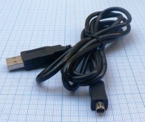 Cablu USB A tata-USB B MINI tata HIROSE,CASIO,MITSUMI(5 pini), 1 m
