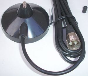 Antena auto CB, 27 MHz, polarizare V, 50 OHM, conector:UHF tata, lumngime: 77cm , talpa magnetica