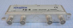 Spliter/distribuitor de semnal  1*IN-6*OUT, in banda de 5-1000Mhz
