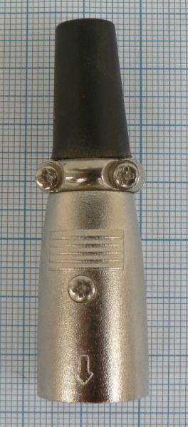 Mufa XLR-3pini, tata,cablu  5.5mm