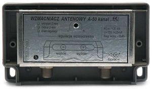 Amplificator de canal UIF TV ,  1*IN-1*OUT, in banda 470-862 Mhz, castig max 30dbi