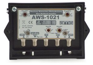 Amplificator sumator de semnal CATV, 4*IN-1*OUT, in banda TV 47-862 Mhz, de exterior