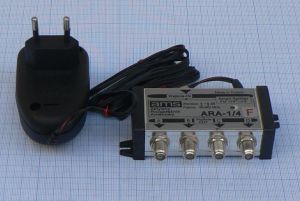 Amplificator de semnal CATV 1*IN-4*OUT, in banda TV 47-862 Mhz