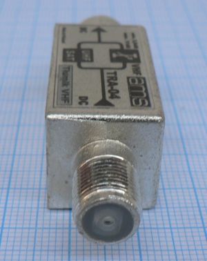Atenuator reglabil de semnal TV, 1*IN-1*OUT, in banda TV 47-2250 Mhz, 4-17 dB,  DC pass